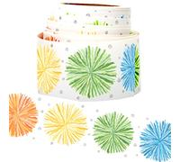 Youngever Bordes para tablón de anuncios de 16 m para decoración de aulas, diseño temático Sunburst borde recto