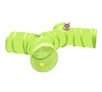 Youngever Túnel para gatos, túnel de tubo para gatos, juguete de tubo para mascotas, túnel de gato de 4 maneras
