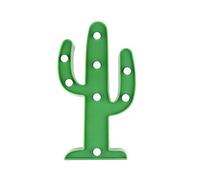Youngine Decorativo LED Luz Tropical Lámpara de escritorio Marquee Sign Luz de la batería de pared de la decoración de los niños luz de la noche de la habitación (Cactus)