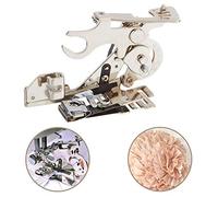 Youngine Ruffler Máquina de coser Prensatelas Recolección de pliegues y volantes Accesorio para cantante de bajo vástago, hermano, Babylock, Viking, Janome, Kenmore