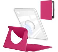 YoungMe Funda giratoria de 360 grados para Kobo Clara Color 2024 de 15.2 cm, diseño magnético desmontable, cubierta protectora ajustable, parte trasera transparente con apagado y encendido automático