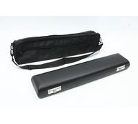 Youngmonic Caja de piel portátil con flauta de 16/17 agujeros con cerradura y forro de felpa, caja de almacenamiento interior, regalo para músico flautista (02)