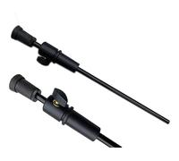 YoungMonic Columna de cola de bajo, accesorios de bajo, pasador de anclaje, pieza de contrabajo, herramienta de barra de soporte de fibra de carbono, palisandro, ébano (fibra de carbono