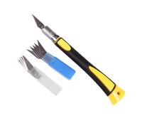 YoungMonic Cuchillo cortador profesional de puente de violín, práctico y duradero, herramientas Luthier mango antideslizante (cuchillo cortador de puente de violín)