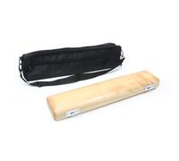YoungMonic Funda de transporte de madera maciza para flauta de 16 agujeros/17 agujeros con correa ajustable para el hombro, bolsa suave, caja de almacenamiento, accesorios para instrumentos de viento