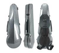 YoungMonic Viola Case - Funda de fibra de carbono de 16 pulgadas, ajustable para tamaños de 15 a 16.5 pulgadas, funda de viola fuerte, duradera, fuerte y ligera