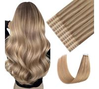 Youngsmile 10/27/27 - Extensiones de pelo humano invisible, 20 unidades, 30 g, 35 cm