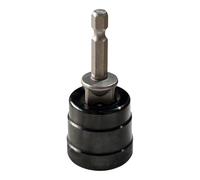 Youngwier Adaptador De Taladro para Enchufe De Gato, Acoplamiento De Aleación para Taladro Manual, Herramienta De Aleación Inoxidable Ajustable En Múltiples Ángulos para Vehículos Autocaravanas