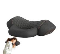 Youngwier Almohada de masaje cervical con calor, cojín eléctrico para la espalda, con memoria, relajación eléctrica, masajeador de cuello, ergonómico, para mujeres, hombres, adultos, cuello, cabeza