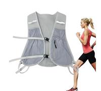 Youngwier Chaleco Hidratación para Correr, Portabotellas para Maratonista, Chaleco Transpirable Multiusos para Senderismo Ciclismo Fitness Actividades Outdoor