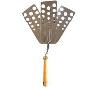 Youngwier Espátula Para Parrilla - Raspador Y Volteador De Tortitas De Acero Inoxidable | Utensilio De Cocina Resistente Al Calor Para Plancha Hamburguesas Tortillas Huevos