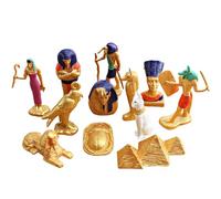 Youngwier Figuritas Egipcias - Figuras del Antiguo Egipto - Juego De Figuras Decorativas Creativas para Coleccionistas Y Proyectos En El Hogar