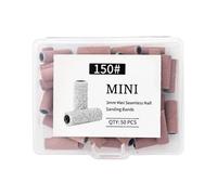 Youngwier Mini bandas de lijado, accesorios de manicura para el salón, bandas de lijado para limas de uñas eléctricas, para celebración en el hogar, escuela y como regalo