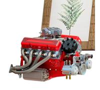 Youngwier Modelo De Motor V8 - Modelo De Motor V8 De Metal Decorativo | Juguetes Coleccionables Para Adolescentes Y Adultos Jóvenes