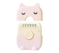 Youngwier Peine Navaja Para Corte De Pelo Mujer | Peine Pequeño Para Adelgazar Cabello | Herramienta Portátil De Doble Cara Para Flequillo Infantil