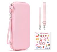 Younik Switch 2 Funda para NS Switch 2 (2025), Funda de Transporte con 19 Ranuras para Tarjetas de Juego, 4 in 1 Switch 2 Accesorios Incluye Correa para el Hombro, Correa de muñeca y calcomanías