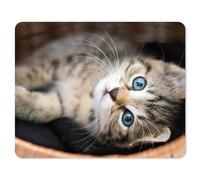 younikat Alfombrilla de ratón Motivo Gato | 24 x 19 cm | Gatito | Alfombrilla de ratón tamaño estándar | Antideslizante | para Chicas Adolescentes y Mujeres | dv996