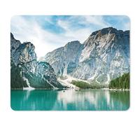 younikat Berge Mousepad con diseño I 24 x 19 cm I Alfombrilla de ratón tamaño estándar I Antideslizante I Vacaciones Viaje Alpes Paisaje I con protección de Superficie I para Oficina y Gaming I dv945
