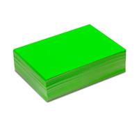 younikat Etiquetas verde neón 10 x 7 cm I 150 hojas de papel I autoadhesivas Etiquetas para escribir individualmente I Etiquetas móviles I dv398
