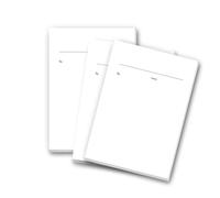 younikat Set de 3 blocs de recetas privadas para médicos I DIN A6 I 50 hojas bloc de recetas en blanco y neutro para arrancar I dv636