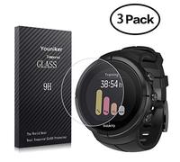 Youniker Lot de 3 Suunto Spartan Ultra Protection écran en verre trempé, Suunto Spartan protection d'écran ultra Foils Verre Dureté 9H 0,3 mm fin, anti-rayure, anti-traces de doigts, sans bulles