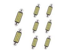YOUNLEN Bombillas LED C5 W para torpedo Canbus, no error Super Bright 12 V 24 V 33SMD-3014 Canbus Error Free, utilizado para interior Dome Light Map luces de matrícula LED de cortesía luz cúpula de