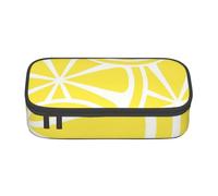 YounPrenG Estuche para lápices, Estuche para lápices Impreso de Gran Capacidad, Estuche para lápices, Estuche para lápices para Oficina y Escuela.Rodaja De Limón Amarillo