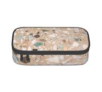 YounPrenG Estuche para lápices, Estuche para lápices Impreso de Gran Capacidad, Estuche para lápices, Estuche para lápices para Oficina y Escuela.Piedra Natural Terrazo