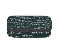 YounPrenG Estuche para lápices, Estuche para lápices Impreso de Gran Capacidad, Estuche para lápices, Estuche para lápices para Oficina y Escuela.Patrón de fórmulas matemáticas manuscritas