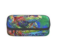 YounPrenG Estuche para lápices, Estuche para lápices Impreso de Gran Capacidad, Estuche para lápices, Estuche para lápices para Oficina y Escuela.Tortuga Tortuga Marina