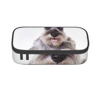 YounPrenG Estuche para lápices, Estuche para lápices Impreso de Gran Capacidad, Estuche para lápices, Estuche para lápices para Oficina y Escuela.Perro Schnauzer Lindo