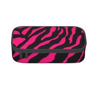 YounPrenG Estuche para lápices, Estuche para lápices Impreso de Gran Capacidad, Estuche para lápices, Estuche para lápices para Oficina y Escuela.Cebra Tigre Leopardo Rosa
