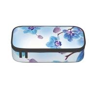 YounPrenG Estuche para lápices, Estuche para lápices Impreso de Gran Capacidad, Estuche para lápices, Estuche para lápices para Oficina y Escuela.Orquideas Flores Naturales
