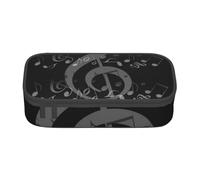 YounPrenG Estuche para lápices, Estuche para lápices Impreso de Gran Capacidad, Estuche para lápices, Estuche para lápices para Oficina y Escuela.Corazón de Nota Musical