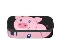 YounPrenG Estuche para lápices, Estuche para lápices Impreso de Gran Capacidad, Estuche para lápices, Estuche para lápices para Oficina y Escuela.Cerdo Lindo de la Historieta