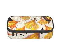 YounPrenG Estuche para lápices, Estuche para lápices Impreso de Gran Capacidad, Estuche para lápices, Estuche para lápices para Oficina y Escuela.Colores De Otoño Hojas De Ginkgo