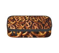 YounPrenG Estuche para lápices, Estuche para lápices Impreso de Gran Capacidad, Estuche para lápices, Estuche para lápices para Oficina y Escuela.Patrón de Pan de Pretzels