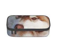 YounPrenG Estuche para lápices, Estuche para lápices Impreso de Gran Capacidad, Estuche para lápices, Estuche para lápices para Oficina y Escuela.Impresión de Perros esquimales