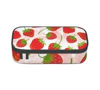 YounPrenG Estuche para lápices, Estuche para lápices Impreso de Gran Capacidad, Estuche para lápices, Estuche para lápices para Oficina y Escuela.Fresa