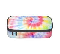 YounPrenG Estuche para lápices, Estuche para lápices Impreso de Gran Capacidad, Estuche para lápices, Estuche para lápices para Oficina y Escuela.Remolino en Espiral de Arco Iris Tie Dye