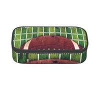 YounPrenG Estuche para lápices, Estuche para lápices Impreso de Gran Capacidad, Estuche para lápices, Estuche para lápices para Oficina y Escuela.Campo de fútbol Americano y Pelota