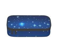 YounPrenG Estuche para lápices, Estuche para lápices Impreso de Gran Capacidad, Estuche para lápices, Estuche para lápices para Oficina y Escuela.Patrón de Estrella Azul