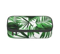YounPrenG Estuche para lápices, Estuche para lápices Impreso de Gran Capacidad, Estuche para lápices, Estuche para lápices para Oficina y Escuela.Estampado de Hoja de Palma