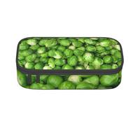 YounPrenG Estuche para lápices, Estuche para lápices Impreso de Gran Capacidad, Estuche para lápices, Estuche para lápices para Oficina y Escuela.Vegetales Verdes