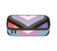 YounPrenG Estuche para lápices, Estuche para lápices Impreso de Gran Capacidad, Estuche para lápices, Estuche para lápices para Oficina y Escuela.La Bandera Moderna del Orgullo Gay