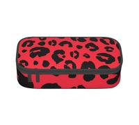 YounPrenG Estuche para lápices, Estuche para lápices Impreso de Gran Capacidad, Estuche para lápices, Estuche para lápices para Oficina y Escuela.Leopardo León Tigre Animal Pri