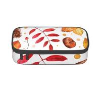 YounPrenG Estuche para lápices, Estuche para lápices Impreso de Gran Capacidad, Estuche para lápices, Estuche para lápices para Oficina y Escuela.Hoja botánica de otoño