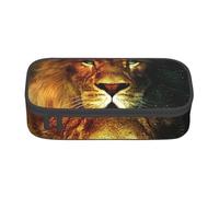 YounPrenG Estuche para lápices, Estuche para lápices Impreso de Gran Capacidad, Estuche para lápices, Estuche para lápices para Oficina y Escuela.León