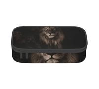 YounPrenG Estuche para lápices, Estuche para lápices Impreso de Gran Capacidad, Estuche para lápices, Estuche para lápices para Oficina y Escuela.Caída del león Modelo 3D