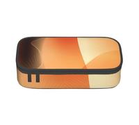YounPrenG Estuche para lápices, Estuche para lápices Impreso de Gran Capacidad, Estuche para lápices, Estuche para lápices para Oficina y Escuela.Patrón Abstracto Naranja y marrón
